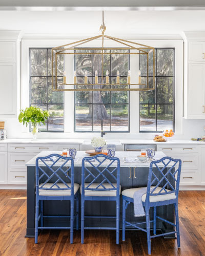 Custom kitchen island