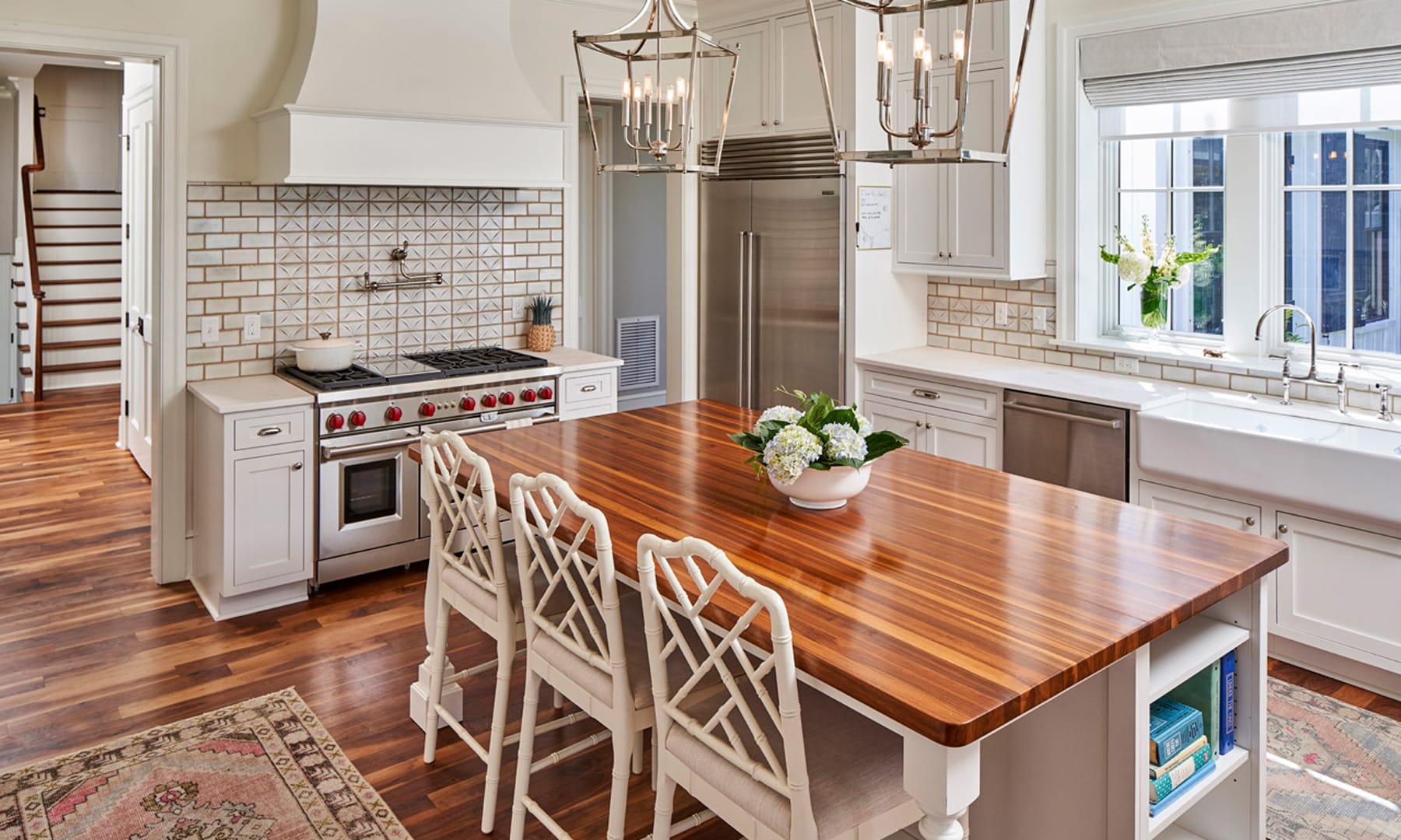 Luxury interior kitchen of custom Johns Island home