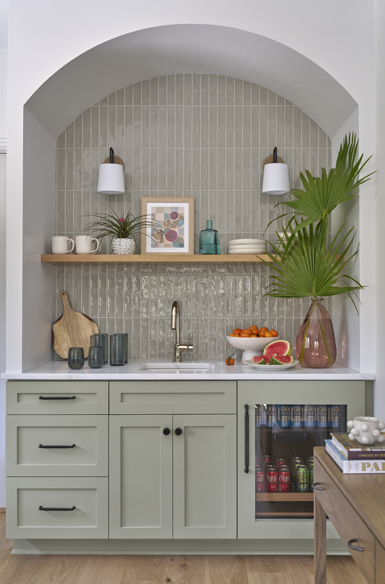 Sage-Vertical-wetbar Butlers pantry and liquor cabinet